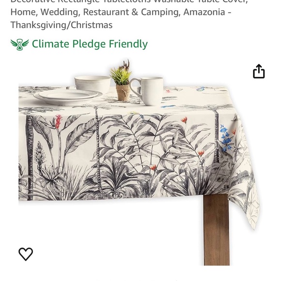 Maison d’Hermine 100% cotton table cloth - Picture 2 of 8